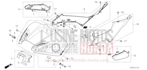 COUVERCLE CBR1000STR de 2024
